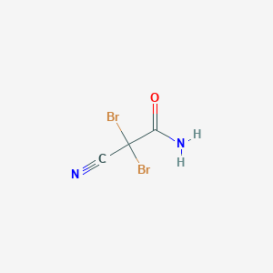 molecular formula C3H2Br2N2O B155079 2,2-二溴-2-氰乙酰胺 CAS No. 10222-01-2