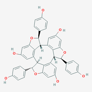 molecular formula C42H30O9 B015508 alpha-Viniferin CAS No. 62218-13-7