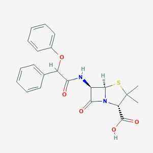 molecular formula C22H22N2O5S B155081 Fenbenicillin CAS No. 1926-48-3