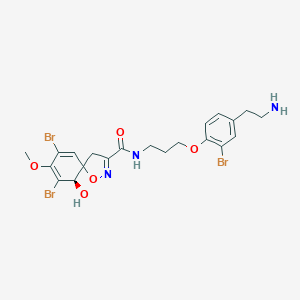 molecular formula C21H24Br3N3O5 B155083 14-Debromoaraplysillin I CAS No. 136685-29-5
