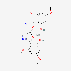 molecular formula C22H28MnN2O8 B15508473 EUK-118 
