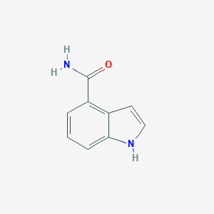 molecular formula C9H8N2O B155091 1H-Indole-4-carboxamide CAS No. 1670-86-6