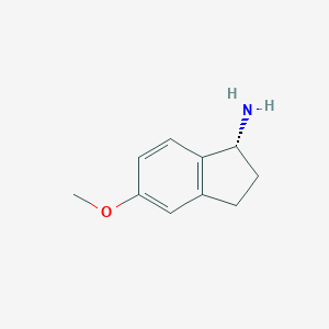 molecular formula C10H13NO B155092 (R)-5-Methoxy-2,3-dihydro-1H-inden-1-amine CAS No. 132154-13-3