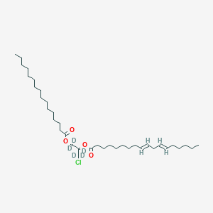 rac-1-Palmitoyl-2-linoleoyl-3-chloropropanediol-d5