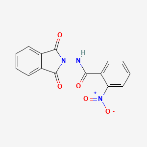 molecular formula C15H9N3O5 B15509633 N-(1,3-dioxo-1,3-dihydro-2H-isoindol-2-yl)-2-nitrobenzamide 