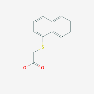molecular formula C13H12O2S B15509639 Naphthylsulfanyl-acetic acid methyl ester 