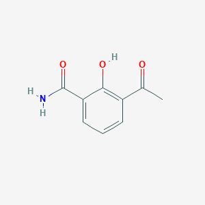 molecular formula C9H9NO3 B15509728 3-Acetyl-2-hydroxybenzimidic acid 
