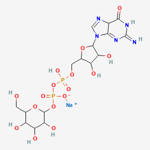 molecular formula C16H24N5NaO16P2 B15510007 GDP-D-glucose sodium salt 