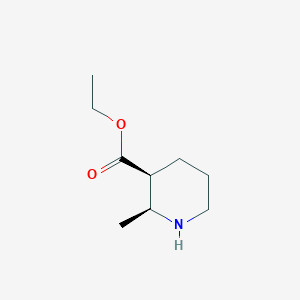 molecular formula C9H17NO2 B15510130 Ethyl cis-2-methylpiperidine-3-carboxylate 