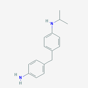 molecular formula C16H20N2 B155102 Benzenamine, 4-[(4-aminophenyl)methyl]-N-(1-methylethyl)- CAS No. 10029-31-9
