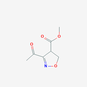 Methyl 3-acetyl-4,5-dihydroisoxazole-4-carboxylate