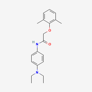 molecular formula C20H26N2O2 B15510574 N-[4-(diethylamino)phenyl]-2-(2,6-dimethylphenoxy)acetamide 