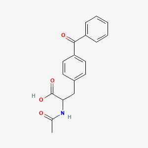 molecular formula C18H17NO4 B15510606 N-Acetyl-4-benzoyl-D-phenylalanine 