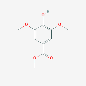 molecular formula C10H12O5 B155107 Methyl 4-hydroxy-3,5-dimethoxybenzoate CAS No. 884-35-5