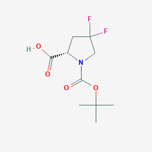(S)-1-(tert-Butoxycarbonyl)-4,4-difluoropyrrolidine-2-carboxylic acid