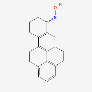 molecular formula C20H15NO B15512444 N-(9,10-dihydro-8H-benzo[a]pyren-7-ylidene)hydroxylamine 