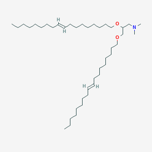 molecular formula C41H81NO2 B15512591 N,N-dimethyl-2,3-bis[(E)-octadec-9-enoxy]propan-1-amine 
