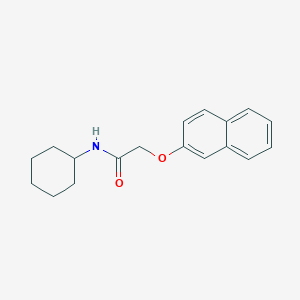molecular formula C18H21NO2 B15512662 N-cyclohexyl-2-(naphthalen-2-yloxy)acetamide 