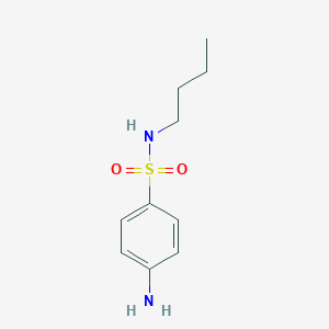 molecular formula C10H16N2O2S B155127 4-amino-N-butylbenzenesulfonamide CAS No. 1829-82-9