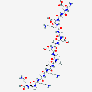 molecular formula C78H133N21O27 B155135 Parathyroid hormone (68-84) CAS No. 137593-42-1