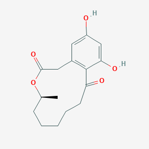 molecular formula C₁₆H₂₀O₅ B155139 Curvularin CAS No. 10140-70-2