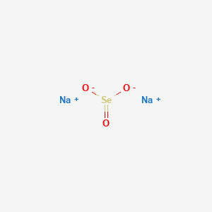 molecular formula Na2SeO3<br>NaSeO3<br>Na2O3Se B155147 亚硒酸钠 CAS No. 10102-18-8