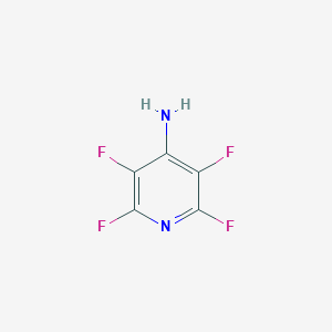 molecular formula C5H2F4N2 B155154 4-Amino-2,3,5,6-tetrafluoropyridine CAS No. 1682-20-8