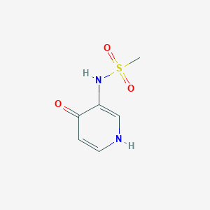 molecular formula C6H8N2O3S B15516092 N-(4-Hydroxypyridin-3-YL)methanesulfonamide 