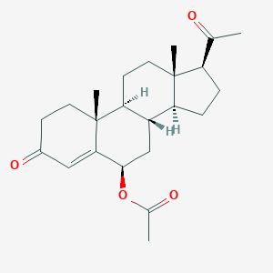 molecular formula C23H32O4 B155162 6beta-Acetoxyprogesterone CAS No. 1675-95-2