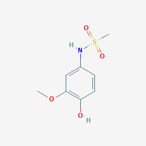 molecular formula C8H11NO4S B15516245 N-(4-Hydroxy-3-methoxyphenyl)methanesulfonamide 