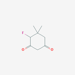 molecular formula C8H11FO2 B155168 5,5-Dimethyl-4-fluoro-1,3-cyclohexanedione CAS No. 1755-16-4