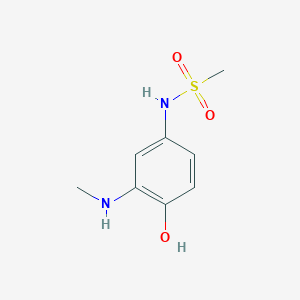 molecular formula C8H12N2O3S B15516836 N-(4-Hydroxy-3-(methylamino)phenyl)methanesulfonamide 