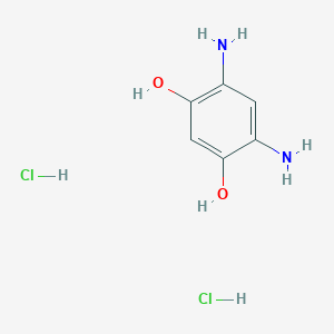 molecular formula C₆H₁₀Cl₂N₂O₂ B155171 4,6-Diaminoresorcinol dihydrochloride CAS No. 16523-31-2