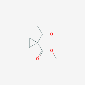 molecular formula C7H10O3 B155172 Methyl 1-acetylcyclopropanecarboxylate CAS No. 38806-09-6