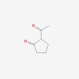 molecular formula C7H10O2 B155173 2-Acetylcyclopentanone CAS No. 1670-46-8