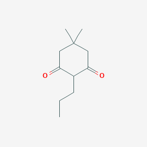 molecular formula C11H18O2 B155176 5,5-Dimethyl-2-propylcyclohexane-1,3-dione CAS No. 1919-64-8