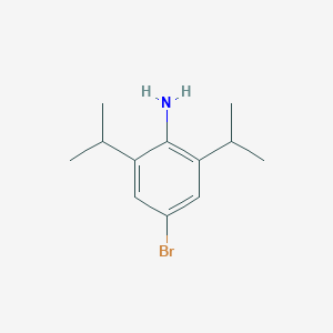 molecular formula C12H18BrN B155183 4-Bromo-2,6-diisopropylaniline CAS No. 80058-84-0