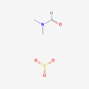 molecular formula C3H7NO4S B155185 甲酰胺，N,N-二甲基-，与三氧化硫（1:1）的化合物 CAS No. 29584-42-7