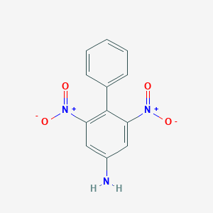 molecular formula C12H9N3O4 B155187 4-Amino-2,6-dinitrobiphenyl CAS No. 136861-00-2