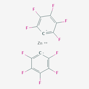 molecular formula C12F10Zn B155199 Bis(pentafluorophenyl)zinc CAS No. 1799-90-2
