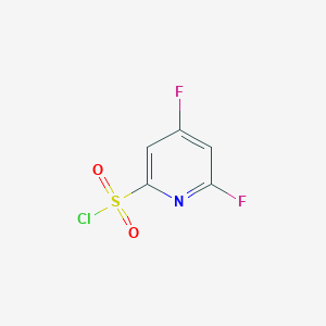 molecular formula C5H2ClF2NO2S B15520152 4,6-Difluoropyridine-2-sulfonyl chloride 