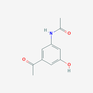 molecular formula C10H11NO3 B15520304 N-(3-Acetyl-5-hydroxyphenyl)acetamide 