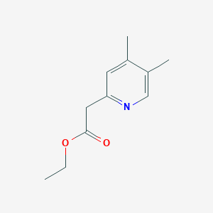 molecular formula C11H15NO2 B15520407 Ethyl (4,5-dimethylpyridin-2-YL)acetate 