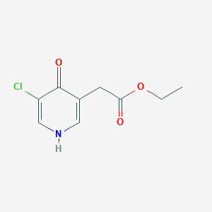 molecular formula C9H10ClNO3 B15520475 Ethyl (5-chloro-4-hydroxypyridin-3-YL)acetate 