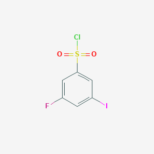molecular formula C6H3ClFIO2S B15520497 3-Fluoro-5-iodobenzenesulfonyl chloride 