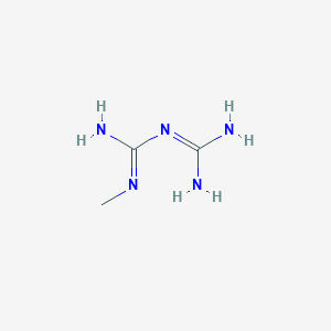 molecular formula C3H9N5 B155205 1-carbamimidoyl-2-methylguanidine CAS No. 1609-00-3