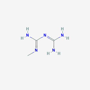 molecular formula C3H9N5 B155205 1-甲基双胍 CAS No. 1609-00-3