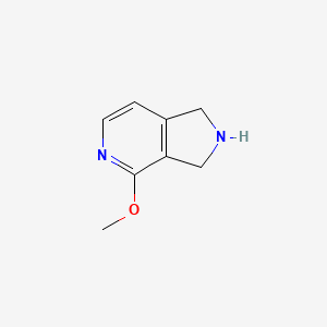 molecular formula C8H10N2O B15520710 4-Methoxy-2,3-dihydro-1H-pyrrolo[3,4-C]pyridine 