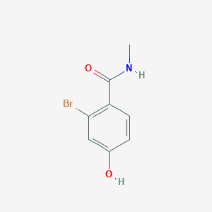molecular formula C8H8BrNO2 B15520716 2-Bromo-4-hydroxy-N-methylbenzamide 