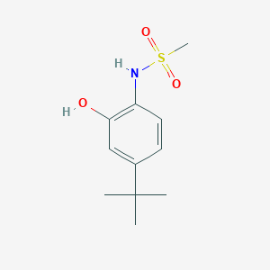molecular formula C11H17NO3S B15520807 N-(4-Tert-butyl-2-hydroxyphenyl)methanesulfonamide 
